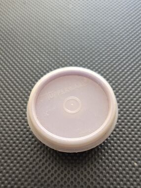 Vtg Tupperware Smidgets Pill 1 oz Mini Travel Container Purple Made In USA